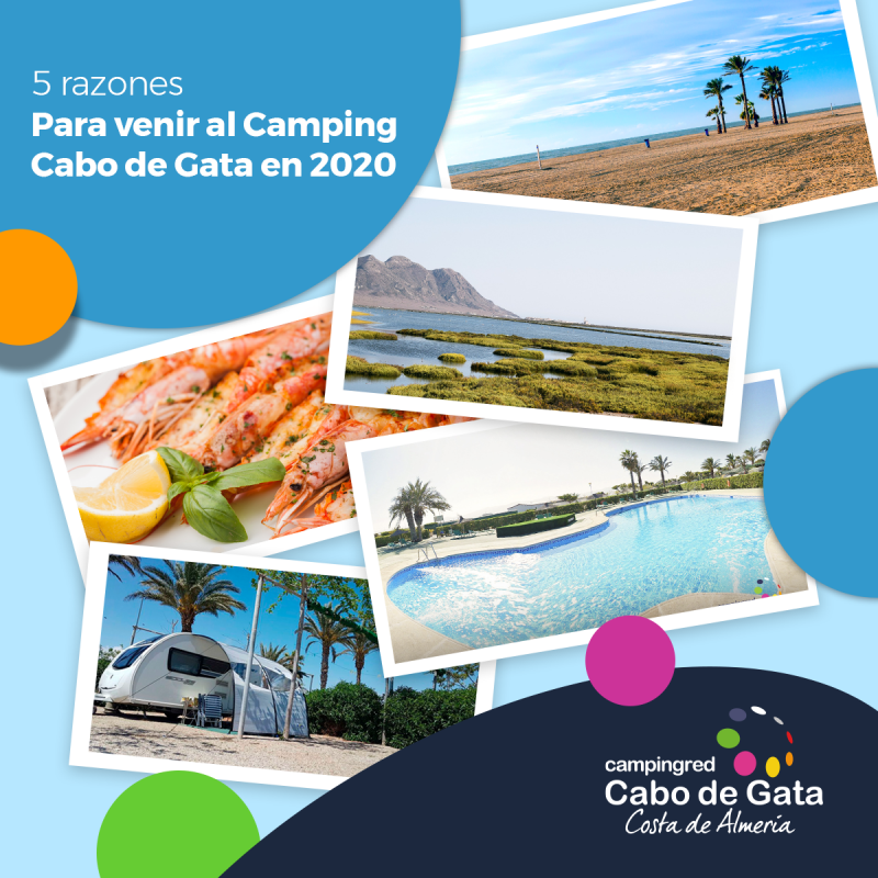 5 razones para venir al Camping Cabo de Gata en 2020
